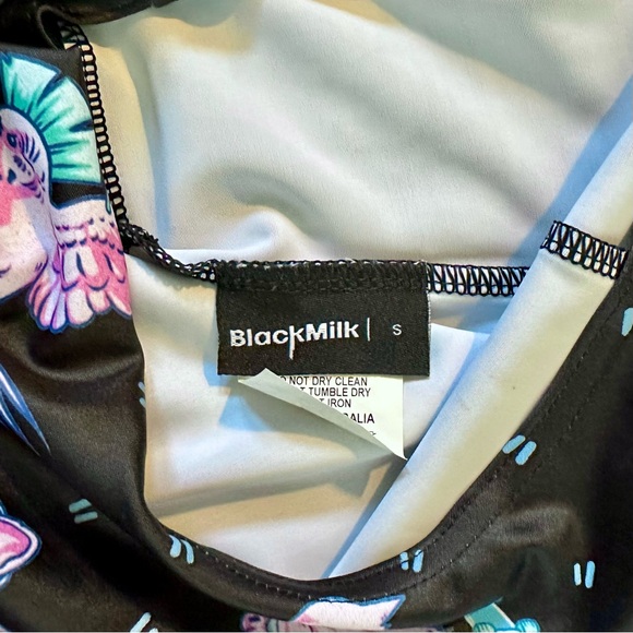 Black Milk Radimals Scoop Skater Dress S Limited BMC Rare Cartoon Animal Print - Picture 5 of 5